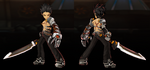 Idle pose and Promo avatar.