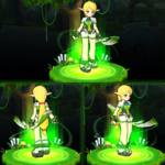 Idle pose and job avatar.