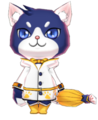 Raincoat Cat - Blue (Adult form)