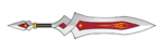 Artwork of Conwell's sword.