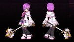 Idle pose and Promo avatar.