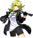 Official promotional artwork of Rena in the Velder Academy Band - Original set.