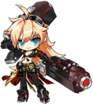 Tempest Burster's chibi artwork.