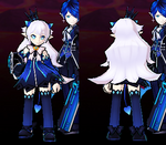 Lu's idle pose and Promo avatar.