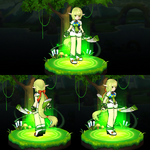 Idle pose and Promo avatar.