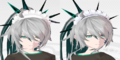 Headpiece's appearance (Original version left, A version right)