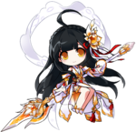 Apsara's chibi artwork.