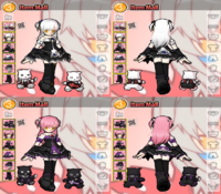 Full set appearance (Eve)