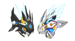 Artwork of Code: Battle Seraph's promotional drones.