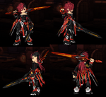 Idle pose and Promo avatar. (Promo Accessory: Side Conwell Sheaths)