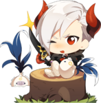 Elsword's Halloween Chibi artwork.